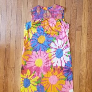 Vintage 1960s Hawaiian Muumuu Dress Raymodes New York